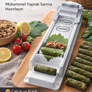 3-Stage Adjustable Grape Leaf Rolling Machine - Practical Dolma Maker