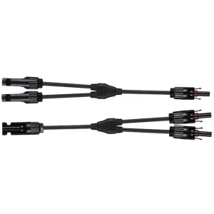 12AWG 1 paire de connecteurs de dérivation parallèles solaires MC4 Y Paire MFF et FMM