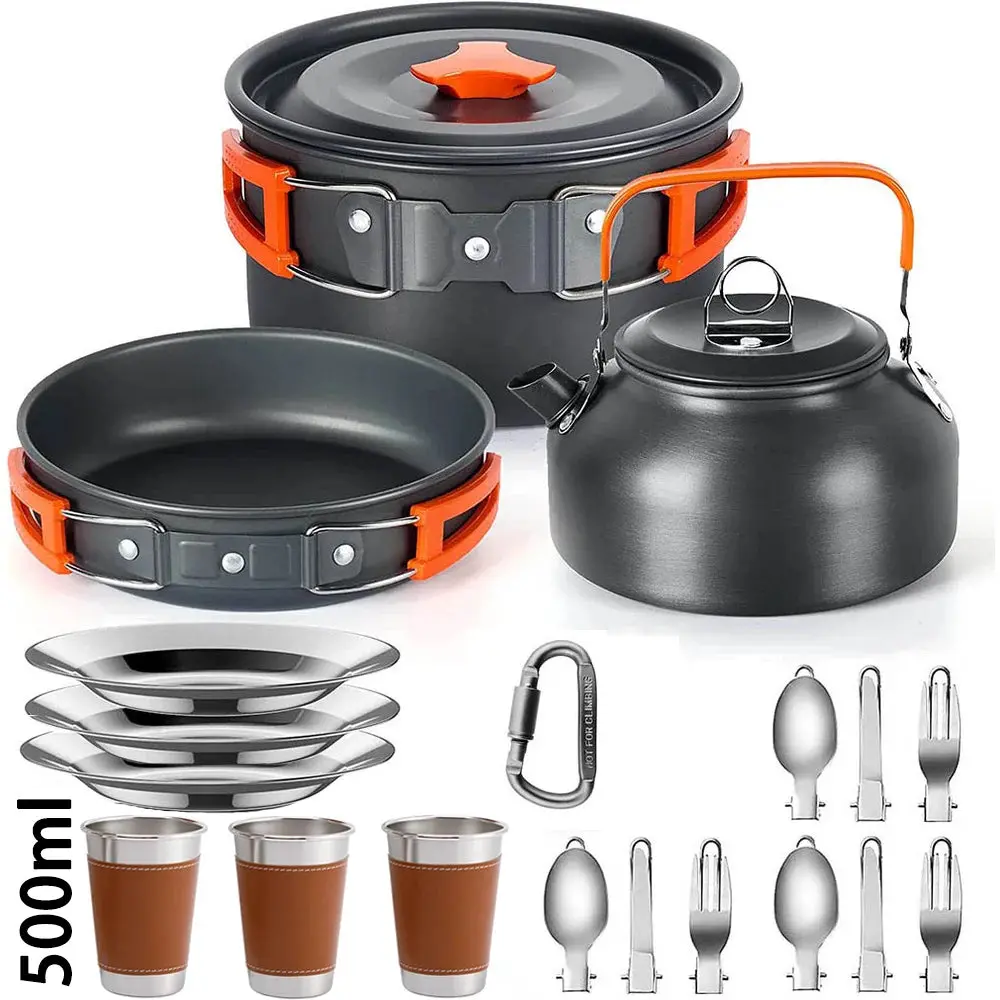 Batterie de cuisine camping – Légère, robuste et ultra-pratique – Image 2