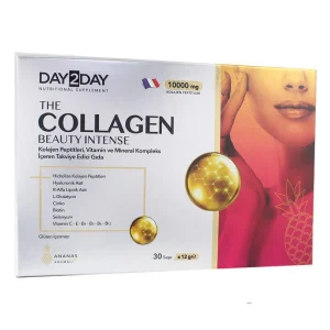 10,000mg Hydrolyzed Type 1 Collagen Supplement for Radiant Skin & Wellness - Pineapple Flavor, 30 Sachets